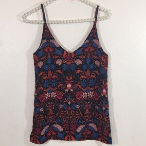 H&M Floral V-Neck Sleeveless Top size 4